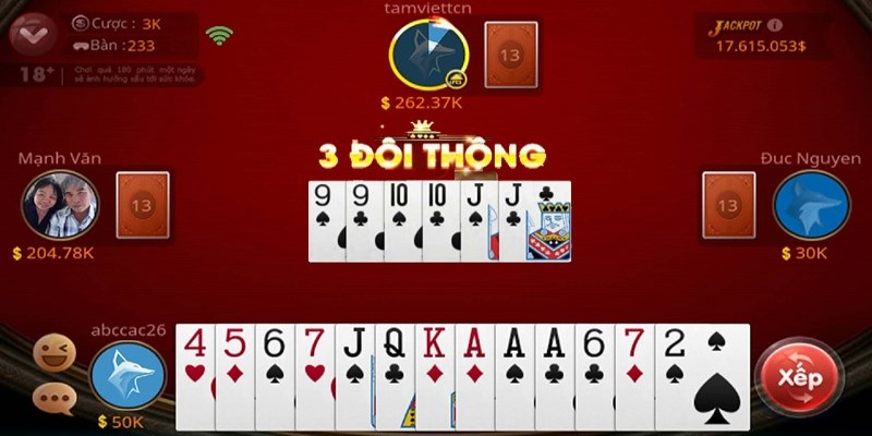 Tổng quan về game bài Tiến lên miền Nam và 3 đôi thông